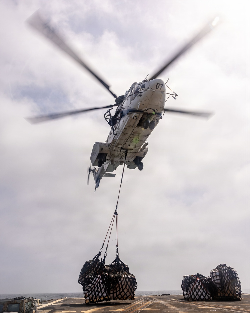 Rafael Peralta Conducts Vertical Replenishment