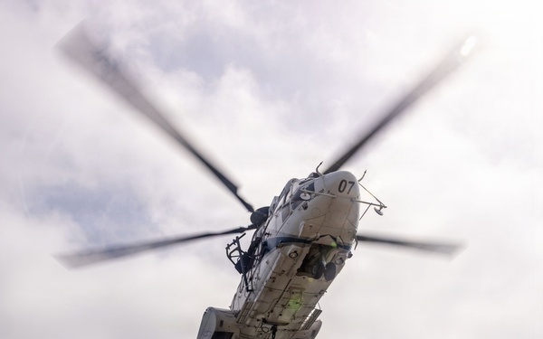 Rafael Peralta Conducts Vertical Replenishment