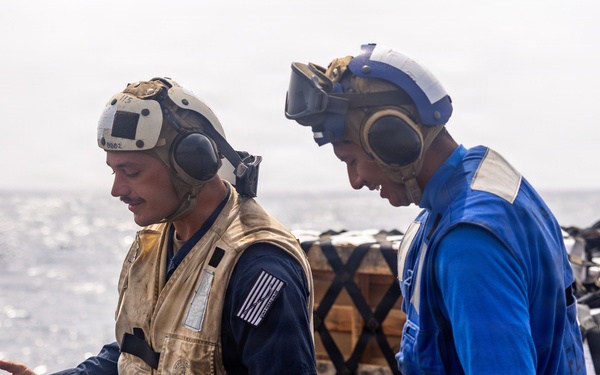 Rafael Peralta Conducts Vertical Replenishment