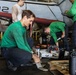 Abraham Lincoln Conducts Aircraft Maintenance