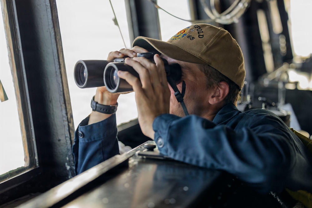 Routine Operations Aboard USS Benfold