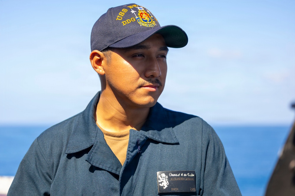 Routine Operations Aboard USS Benfold