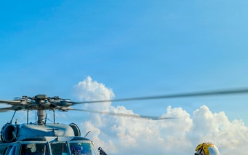 USS Benfold Conducts Routine Flight Quarters