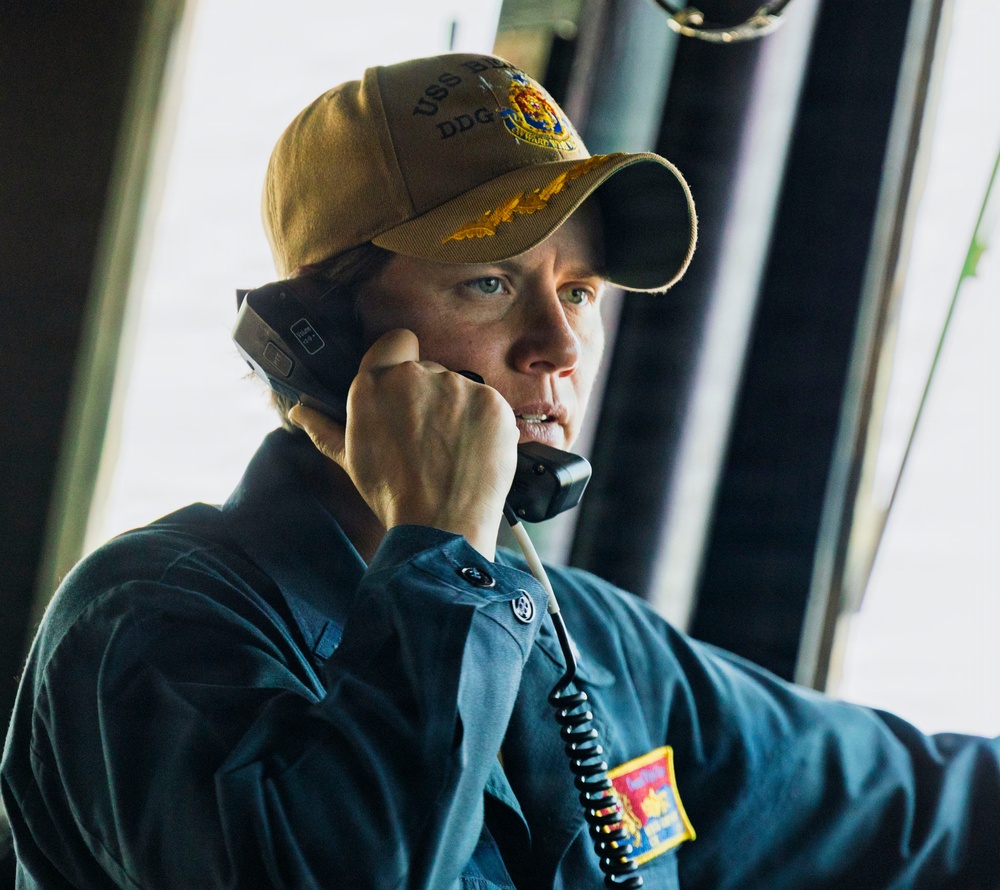 USS Benfold Transits the South China Sea