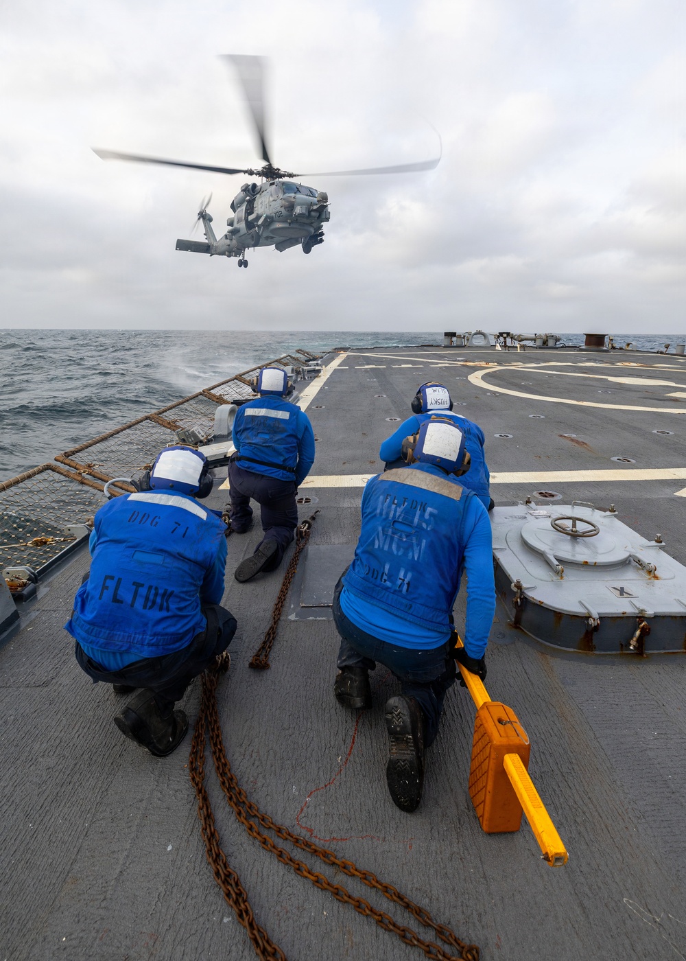Flight Operations Aboard USS Ross