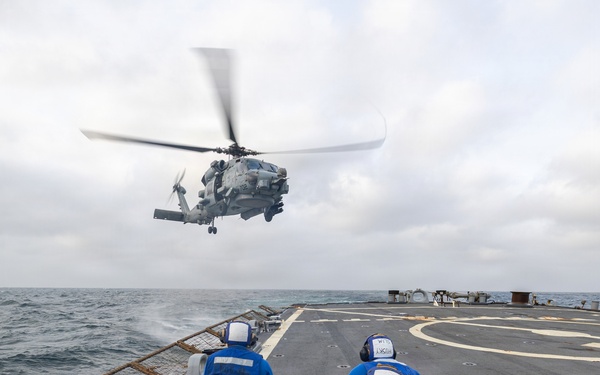 Flight Operations Aboard USS Ross