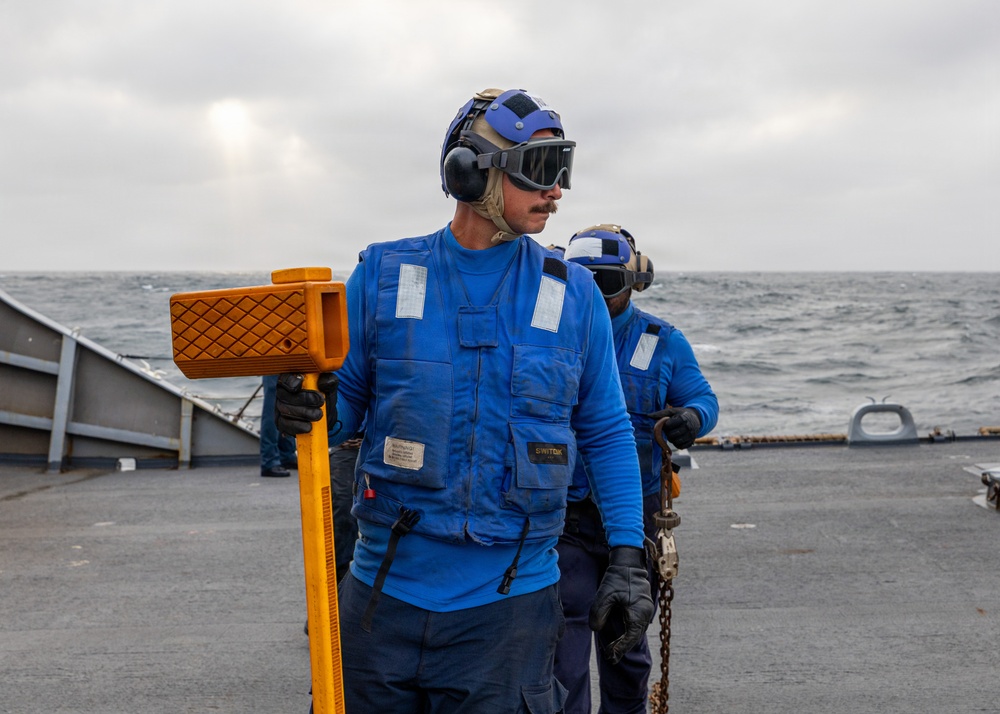Flight Operations Aboard USS Ross