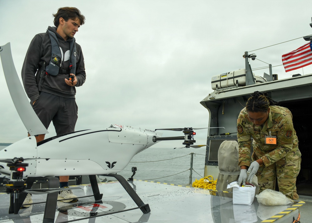 UAV Performs Remote Maritime Blood Resupply during Northern Strike 26-2