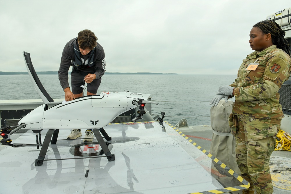 UAV Performs Remote Maritime Blood Resupply during Northern Strike 26-2