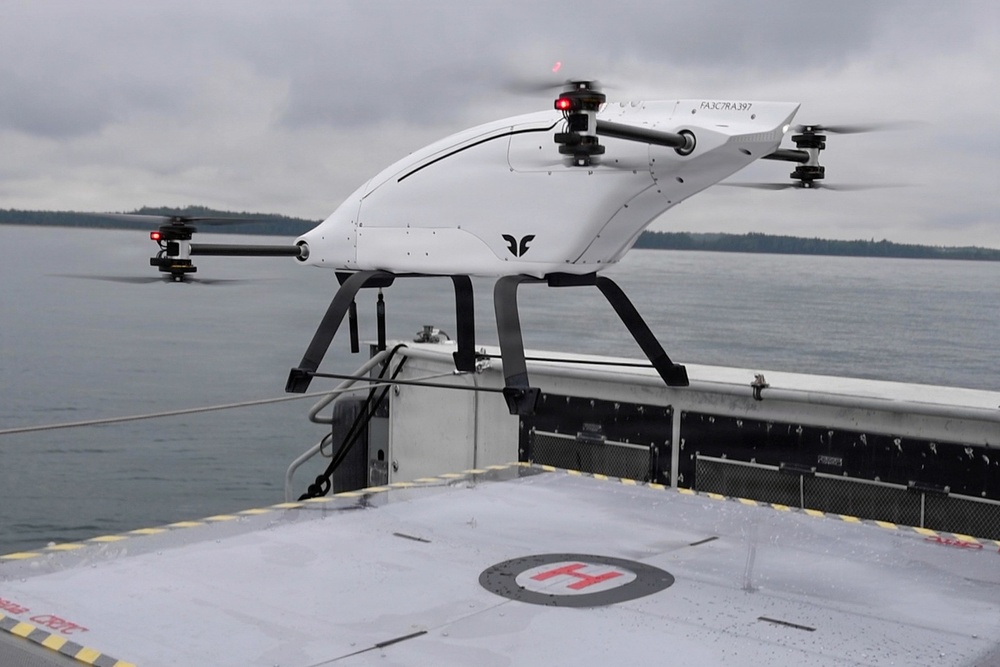 UAV Performs Remote Maritime Blood Resupply during Northern Strike 26-2