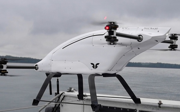 UAV Performs Remote Maritime Blood Resupply during Northern Strike 26-2