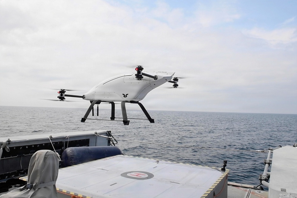 UAV Performs Remote Maritime Blood Resupply during Northern Strike 26-2