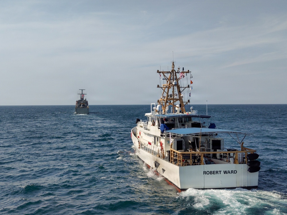U.S. Coast Guard and partner nations conduct tactical signaling training during PANAMAX 2026