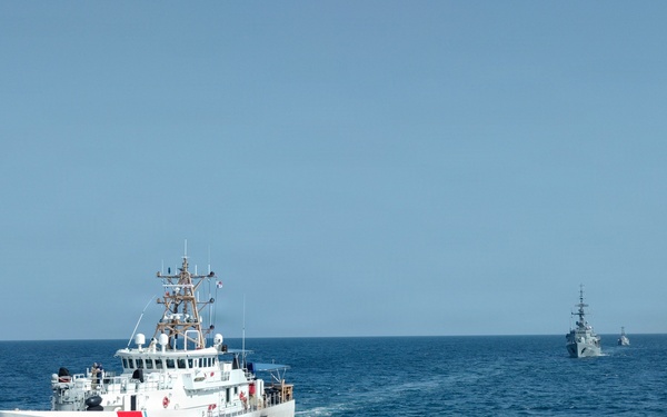 U.S. Coast Guard and partner nations conduct tactical signaling training during PANAMAX26