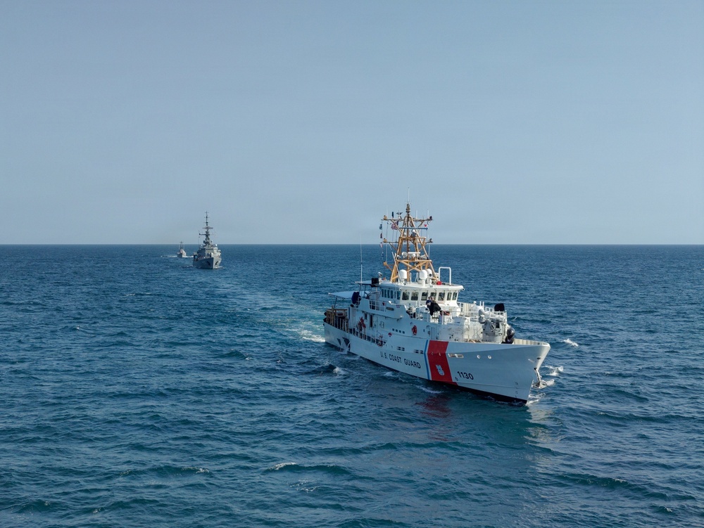 U.S. Coast Guard and partner nations conduct tactical signaling training during PANAMAX 2026