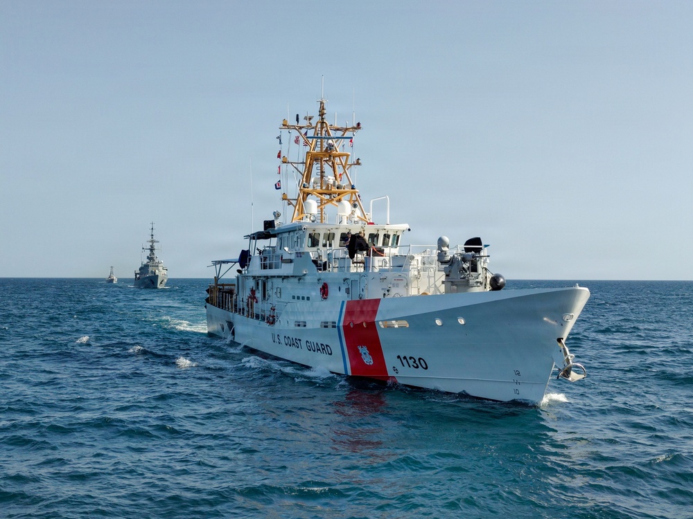 U.S. Coast Guard and partner nations conduct tactical signaling training during PANAMAX 2026