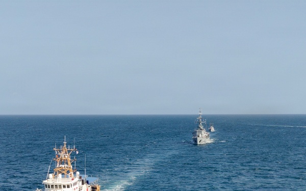 U.S. Coast Guard and partner nations conduct tactical signaling training during PANAMAX26