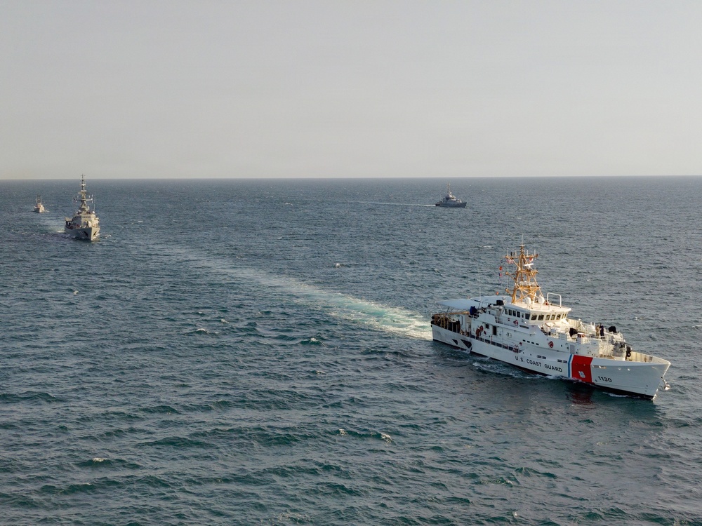 U.S. Coast Guard and partner nations conduct tactical signaling training during PANAMAX 2026