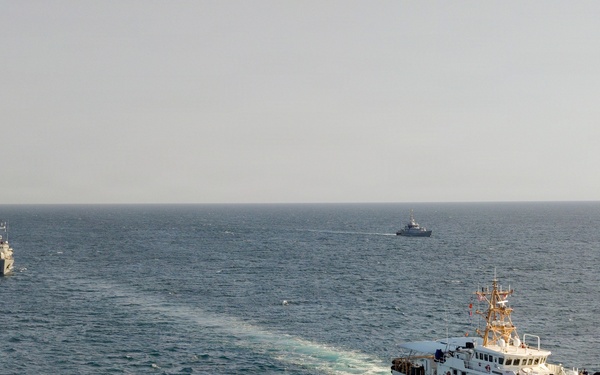 U.S. Coast Guard and partner nations conduct tactical signaling training during PANAMAX26