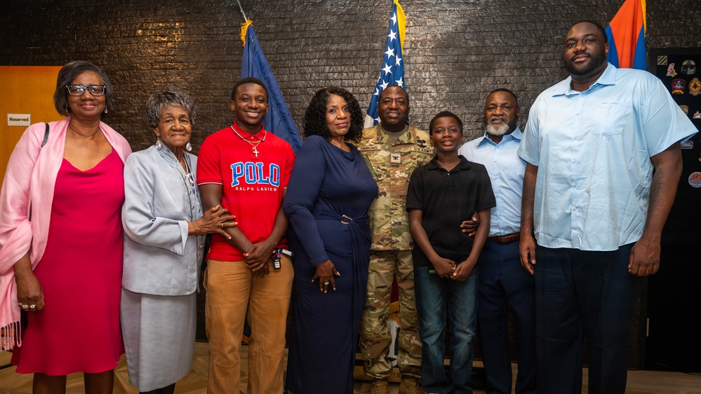 U.S. Army Lt. Col. Antonn Simmons promotion