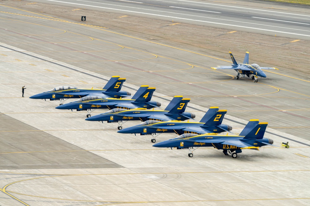 U.S. Navy Blue Angels incentive flight