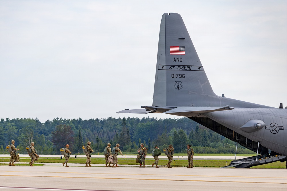 Airborne operations at Northern Strike