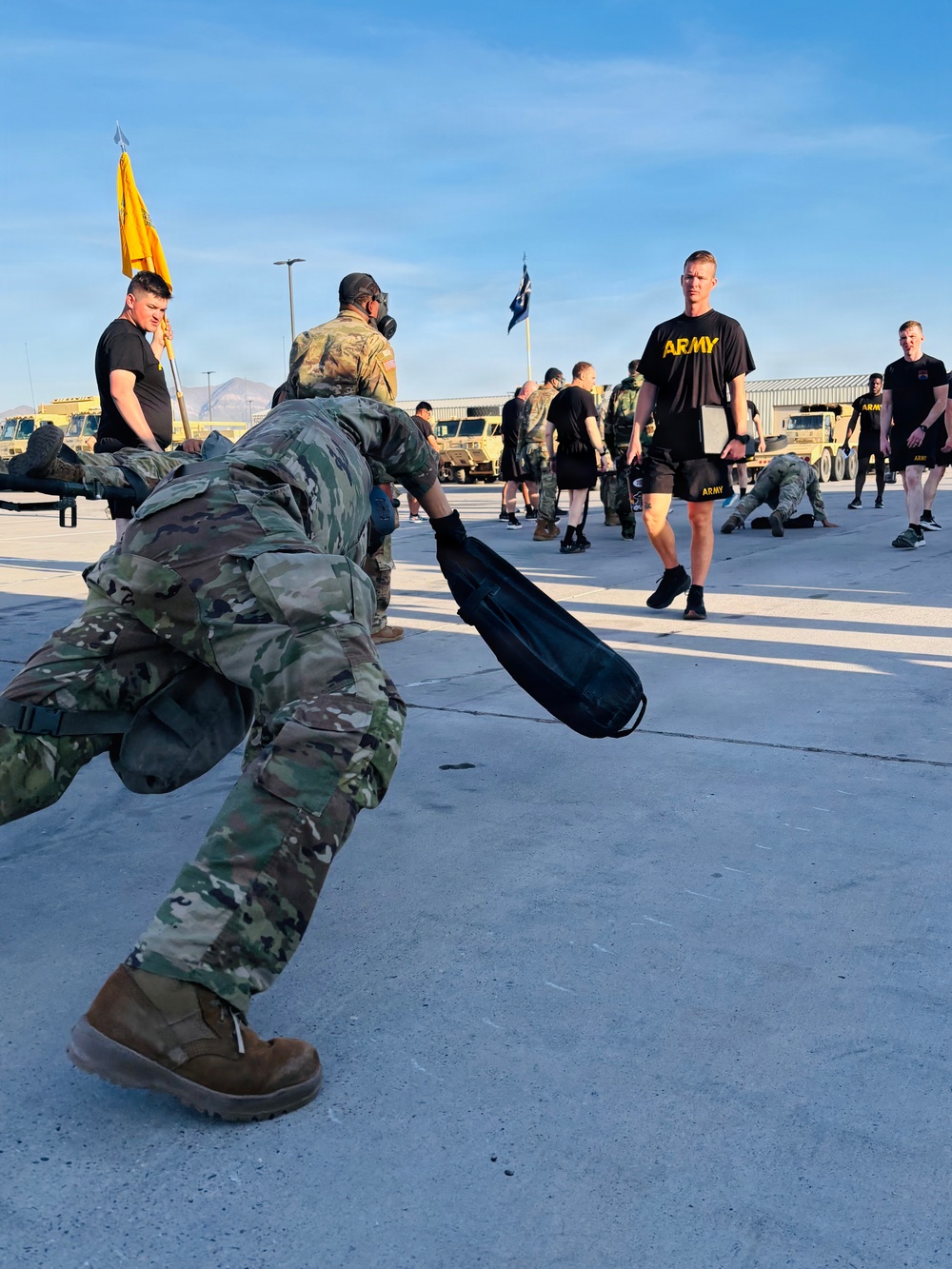 1-67 Armor Soldiers tackle Dealer PT Challenge