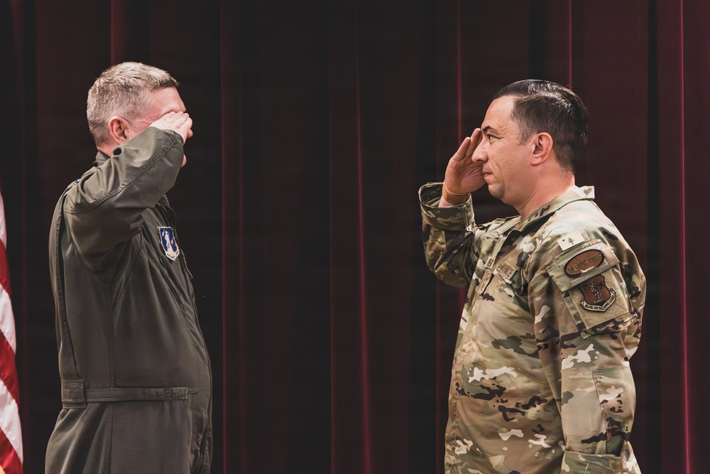 Chief Master Sgt. Sawyer Promotion