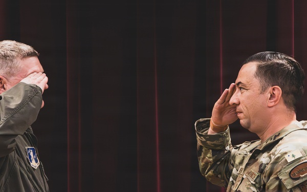 Chief Master Sgt. Sawyer Promotion