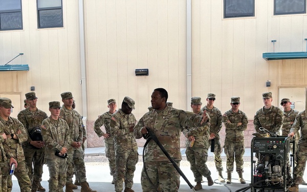 Bulldog Soldiers train on M26 decontamination procedures