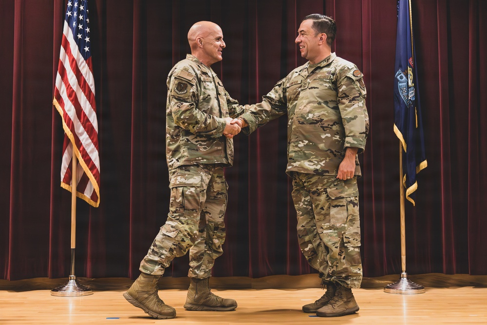 Chief Master Sgt. Sawyer Promotion