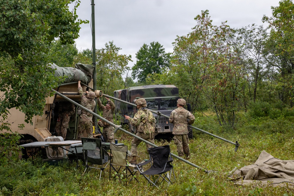 W. Va. Guard Artillery Soldiers Establish Communications During Northern Strike 26-2