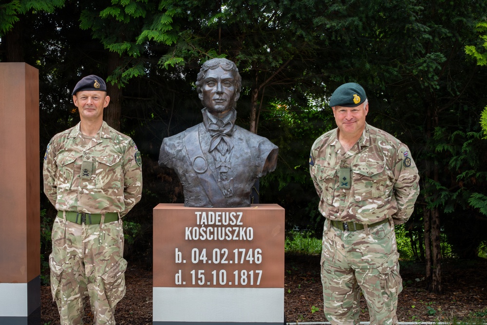 Deputy Commander of Allied Joint Command Brunssum visits Camp Kościuszko