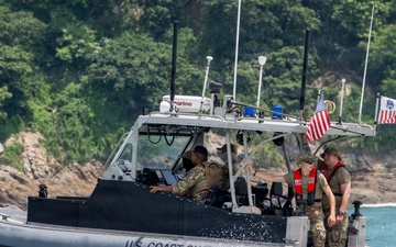 U.S. Coast Guard, Panamanian forces conduct joint area familiarization patrol during PANAMAX 2026