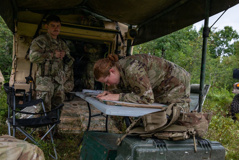 Behind the Guns: 1-201st FA Soldier Prepares for Fire Mission
