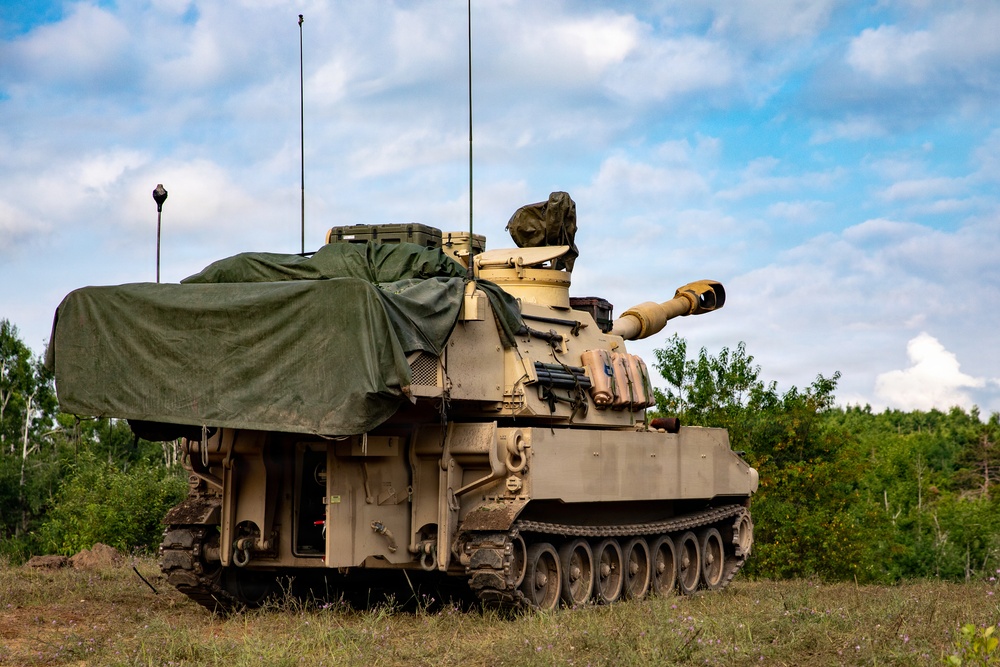 W. Va. Guard Paladin Crew Supports Joint Fires During Northern Strike 26-2