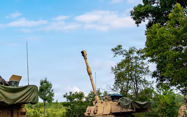 W. Va. Guard Paladin Crew Supports Joint Fires During Northern Strike 26-2