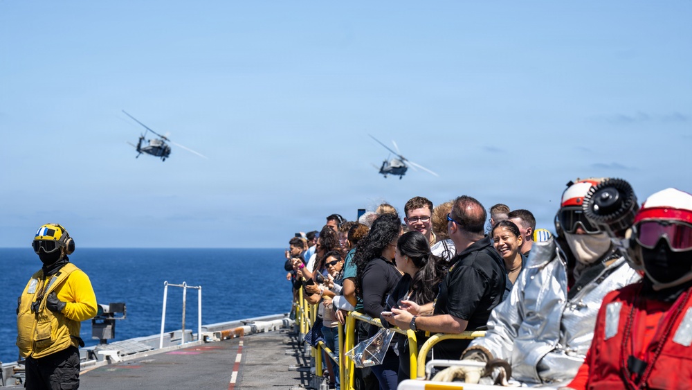 USS Theodore Roosevelt Host Friends and Family Cruise
