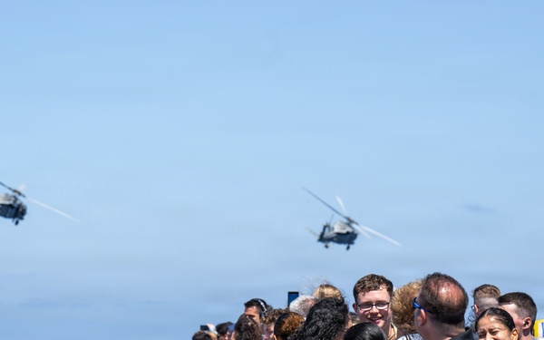 USS Theodore Roosevelt Host Friends and Family Cruise