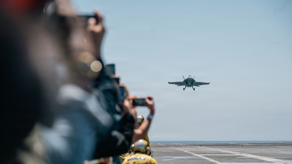 USS Theodore Roosevelt Host Friends and Family Cruise