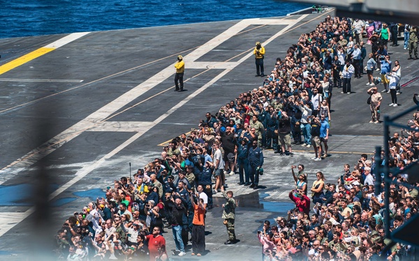 USS Theodore Roosevelt Host Friends and Family Cruise