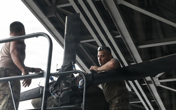 Hawaii National Guard Soldiers conduct Maintenance Test Flight in the Philippines