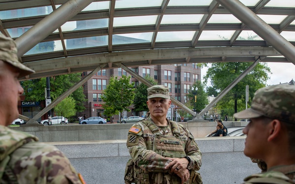 U.S. Army Brig. Gen. Leland Blanchard II Meets With South Carolina Guardsmen