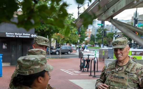 U.S. Army Brig. Gen. Leland Blanchard II Meets With South Carolina Guardsmen