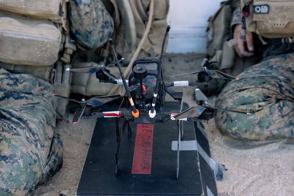 U.S. Marines with 2nd Bn., 1st Marines rehearse company attacks during AFX
