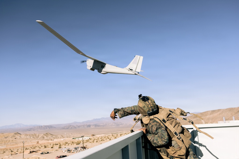 U.S. Marines with 2nd Bn., 1st Marines rehearse company attacks during AFX