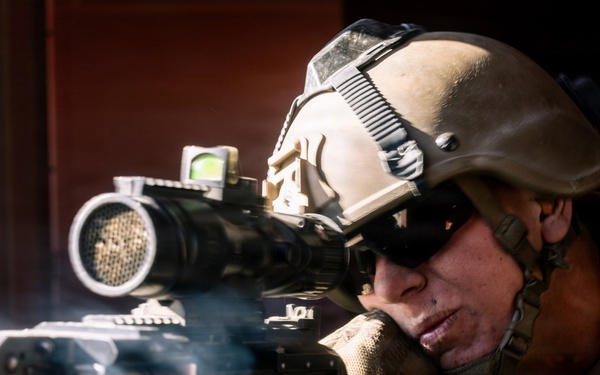 U.S. Marines with 2nd Bn., 1st Marines rehearse company attacks during AFX