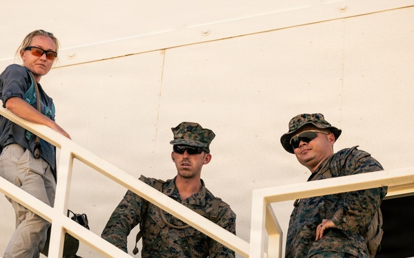 U.S. Marines with 2nd Bn., 1st Marines, rehearse company attacks during AFX