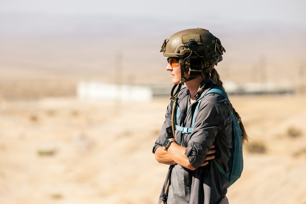 U.S. Marines with 2nd Bn., 1st Marines, rehearse company attacks during AFX
