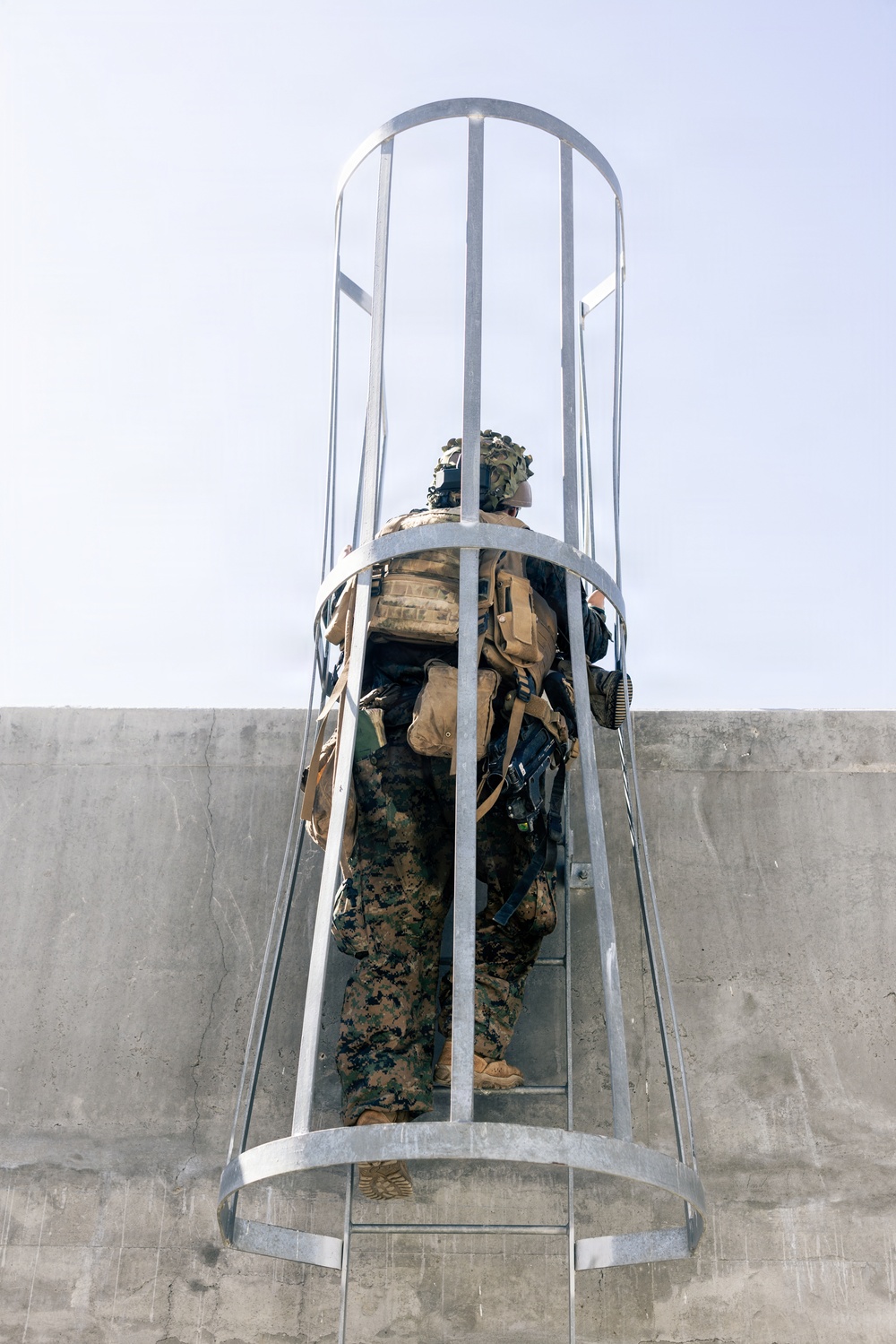 U.S. Marines with 2nd Bn., 1st Marines, rehearse company attacks during AFX